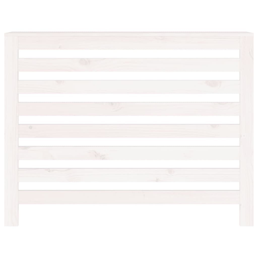 Radiatorombouw 108,5X19X84 Cm Massief Grenenhout Wit