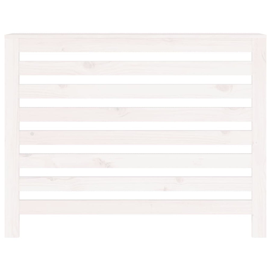 Radiatorombouw 108,5X19X84 Cm Massief Grenenhout Wit