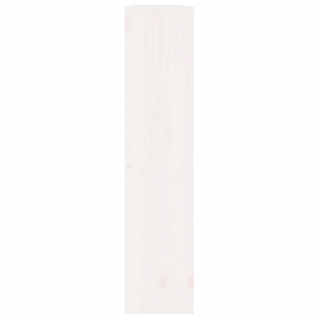 Radiatorombouw 108,5X19X84 Cm Massief Grenenhout Wit