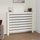 Radiator Cover 108.5X19X84 cm Solid Pinewood White