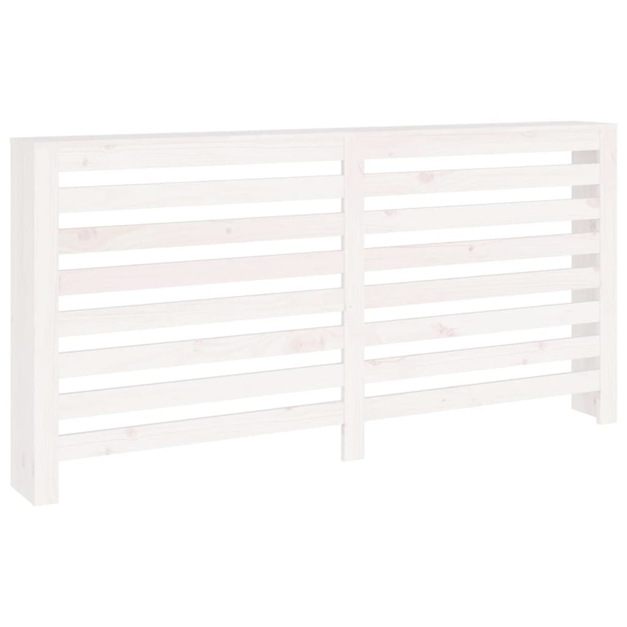 Radiatorombouw 169X19X84 Cm Massief Grenenhout Wit