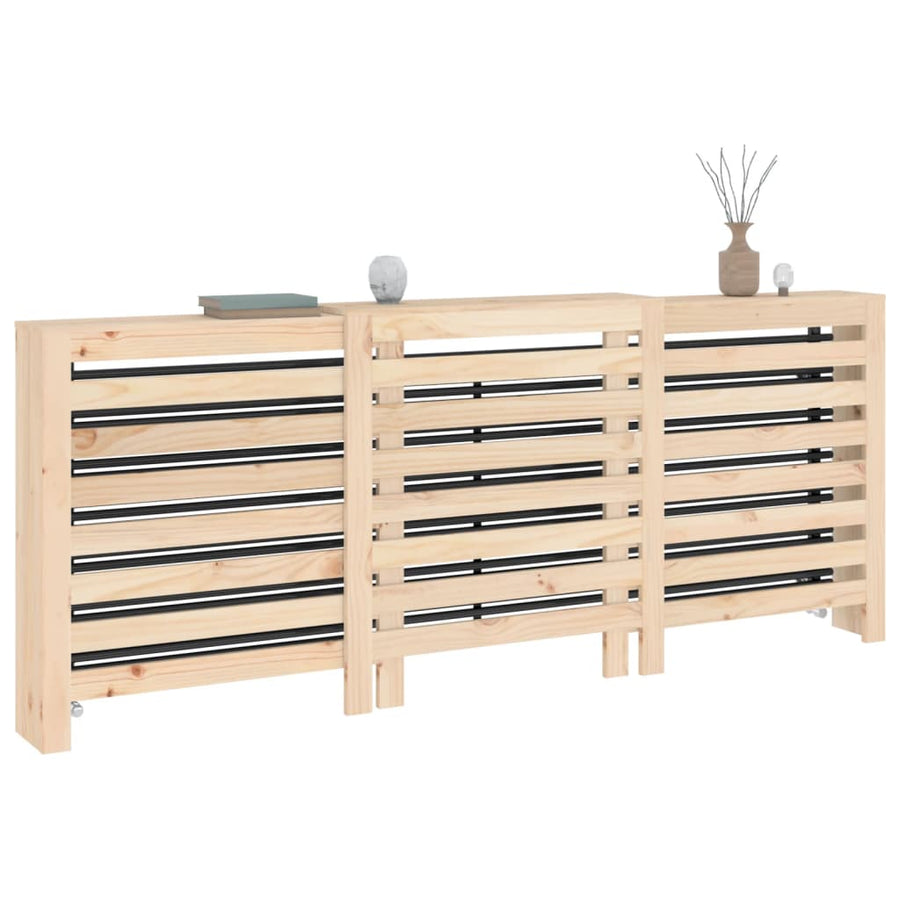 Radiatorombouw 210X21X85 Cm Massief Grenenhout