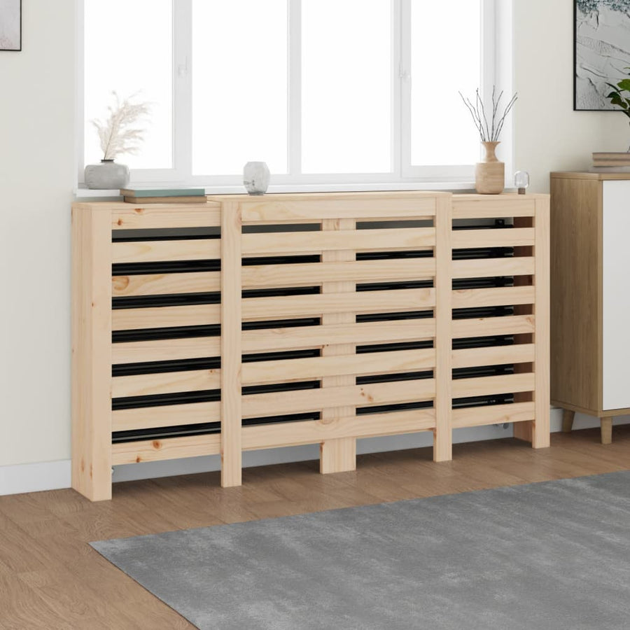 Radiatorombouw 210X21X85 Cm Massief Grenenhout