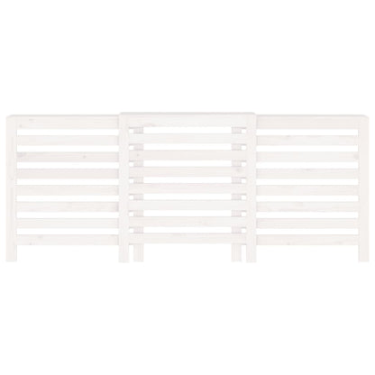 Radiatorombouw 210X21X85 Cm Massief Grenenhout Wit