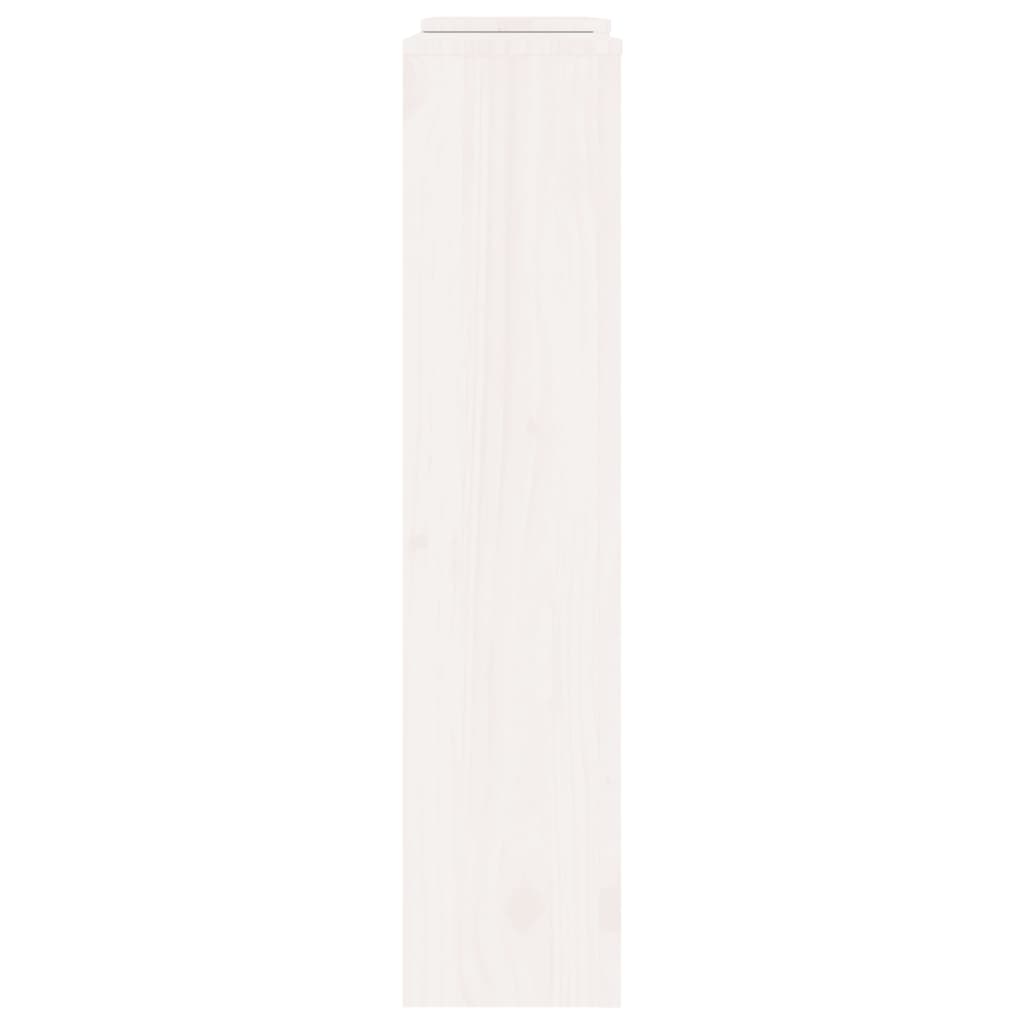 Radiatorombouw 210X21X85 Cm Massief Grenenhout Wit