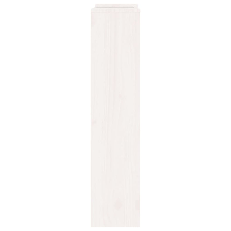 Radiatorombouw 210X21X85 Cm Massief Grenenhout Wit