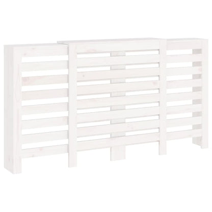Radiatorombouw 210X21X85 Cm Massief Grenenhout Wit