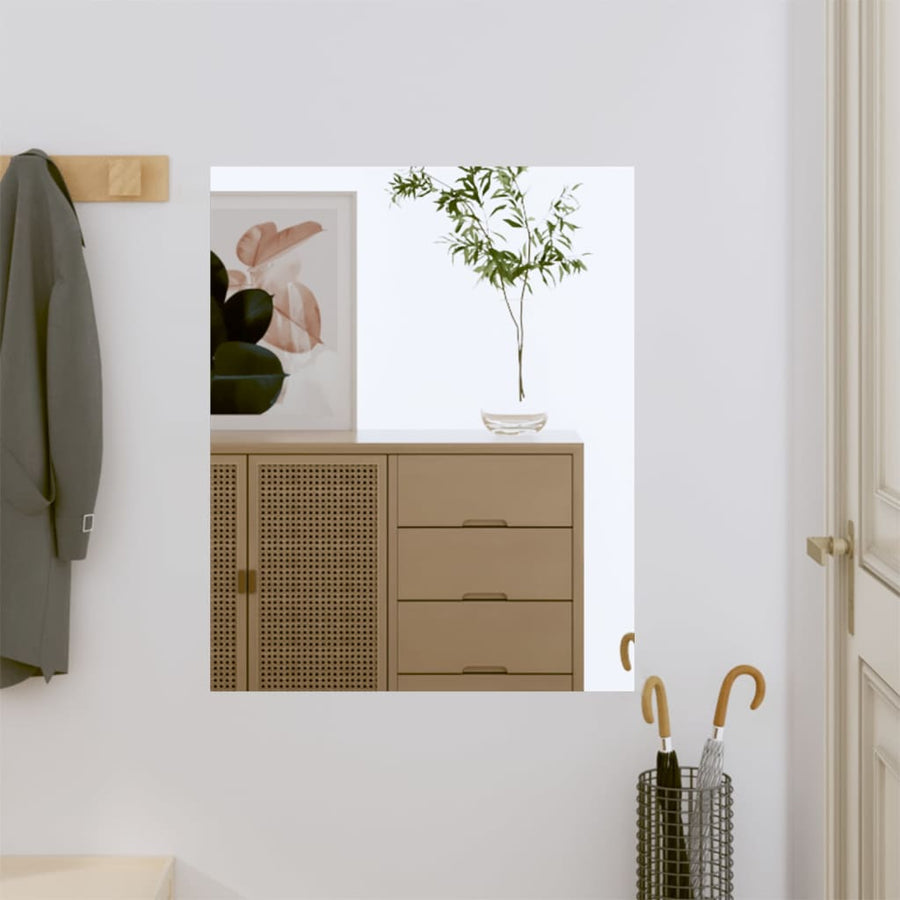 Wandspiegel Rechthoekig Glas 1 50 x 60 cm zonder LED