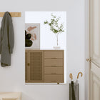 Wall mirror 50x80 cm rectangular glass