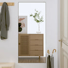 Wall mirror 50x100 cm rectangular glass