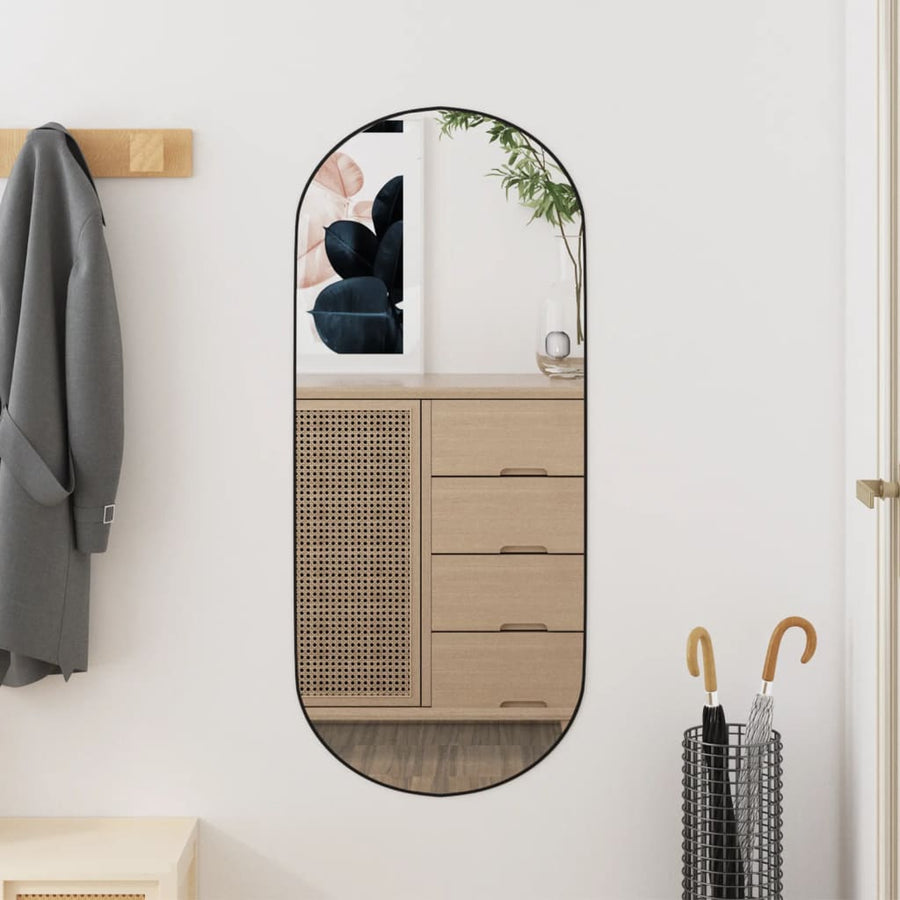 Wandspiegel 30x70 cm ovaal glas 30 x 70 cm zonder LED ovaal