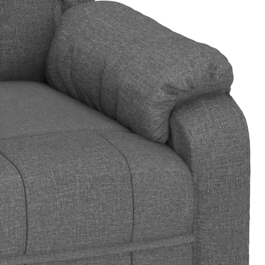 Fauteuil Elektrisch Verstelbaar Stof Donkergrijs