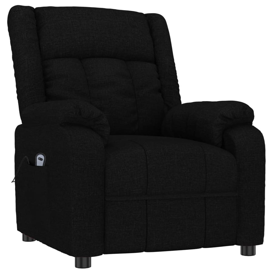 Fauteuil Verstelbaar Elektrisch Stof Zwart