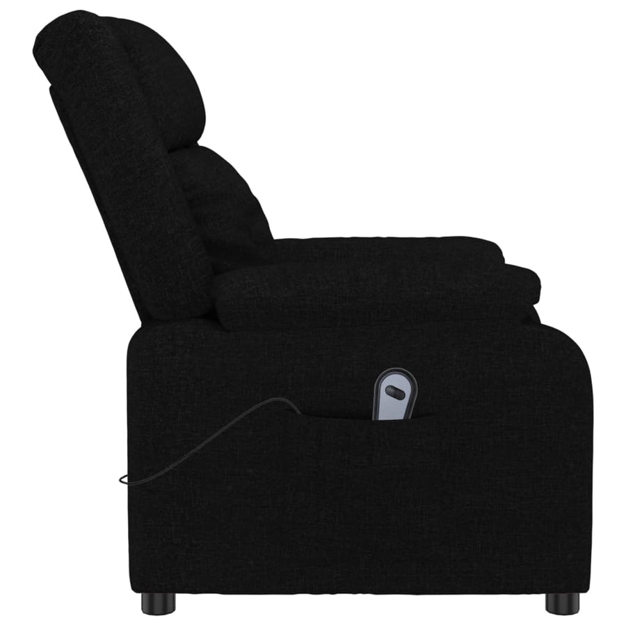 Fauteuil Verstelbaar Elektrisch Stof Zwart