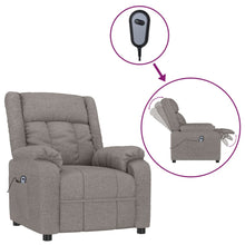 Fauteuil Verstelbaar Elektrisch Stof Taupe