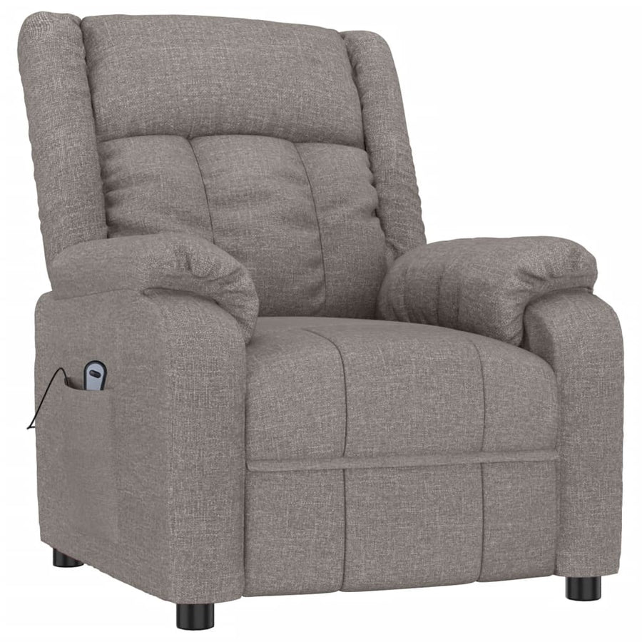 Fauteuil Verstelbaar Elektrisch Stof Taupe