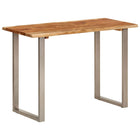 Dining table 110x50x76 cm solid acacia wood