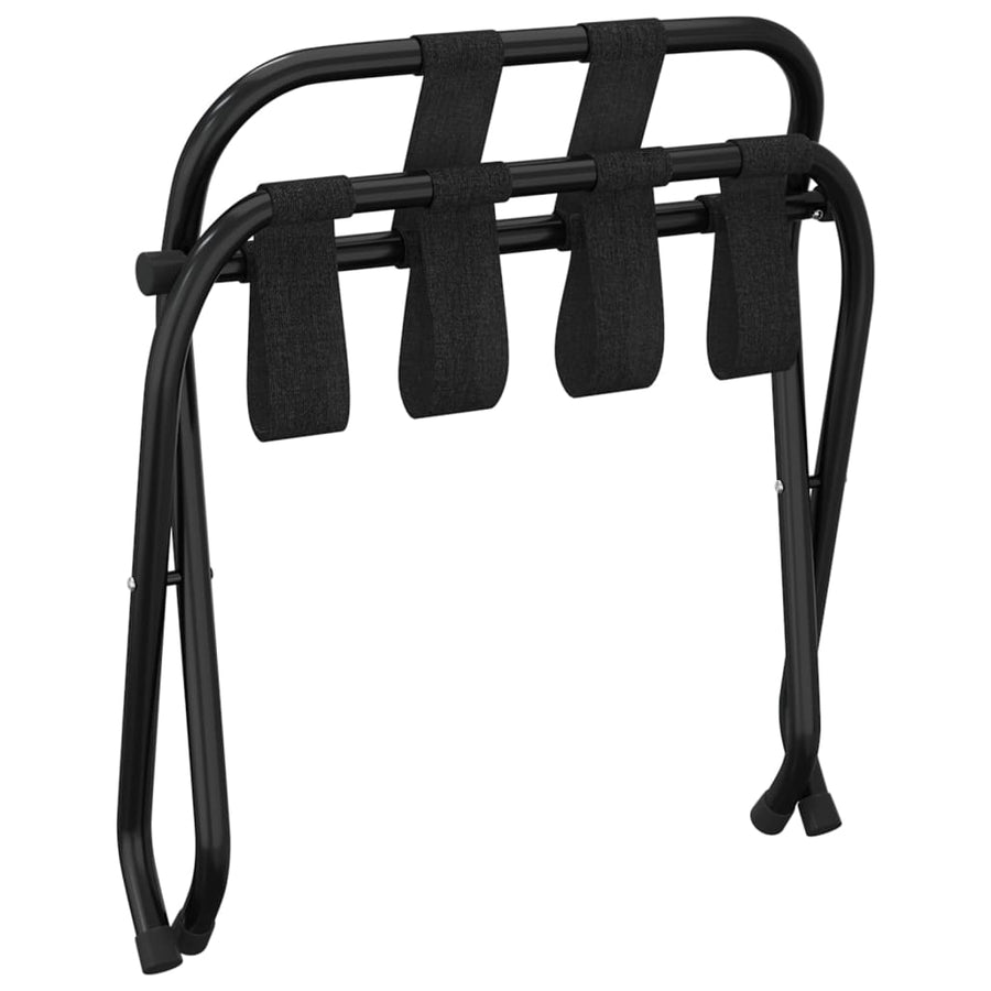 Bagagerek Met Rugleuning 56 x 39 x 52 cm Zwart