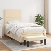 Boxspring met matras 100x200 cm crème