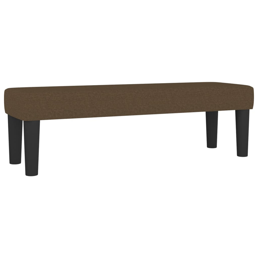 Boxspring Met Matras Stof Donkerbruin 180 x 200 cm Blok met vierkanten