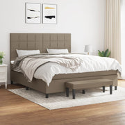 Boxspring 180x200 cm taupe met matras
