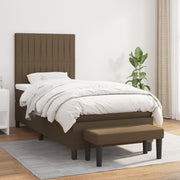 Boxspring met matras 90x200 cm donkerbruin