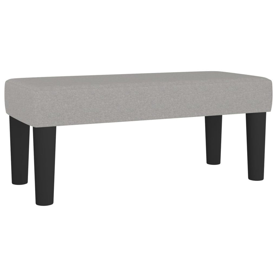 Boxspring Met Matras Stof Lichtgrijs 80 x 200 cm Getuft ontwerp