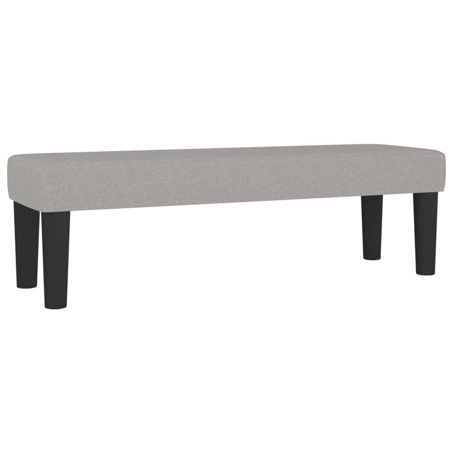 Boxspring Met Matras Stof Lichtgrijs 200 x 200 cm Getuft ontwerp