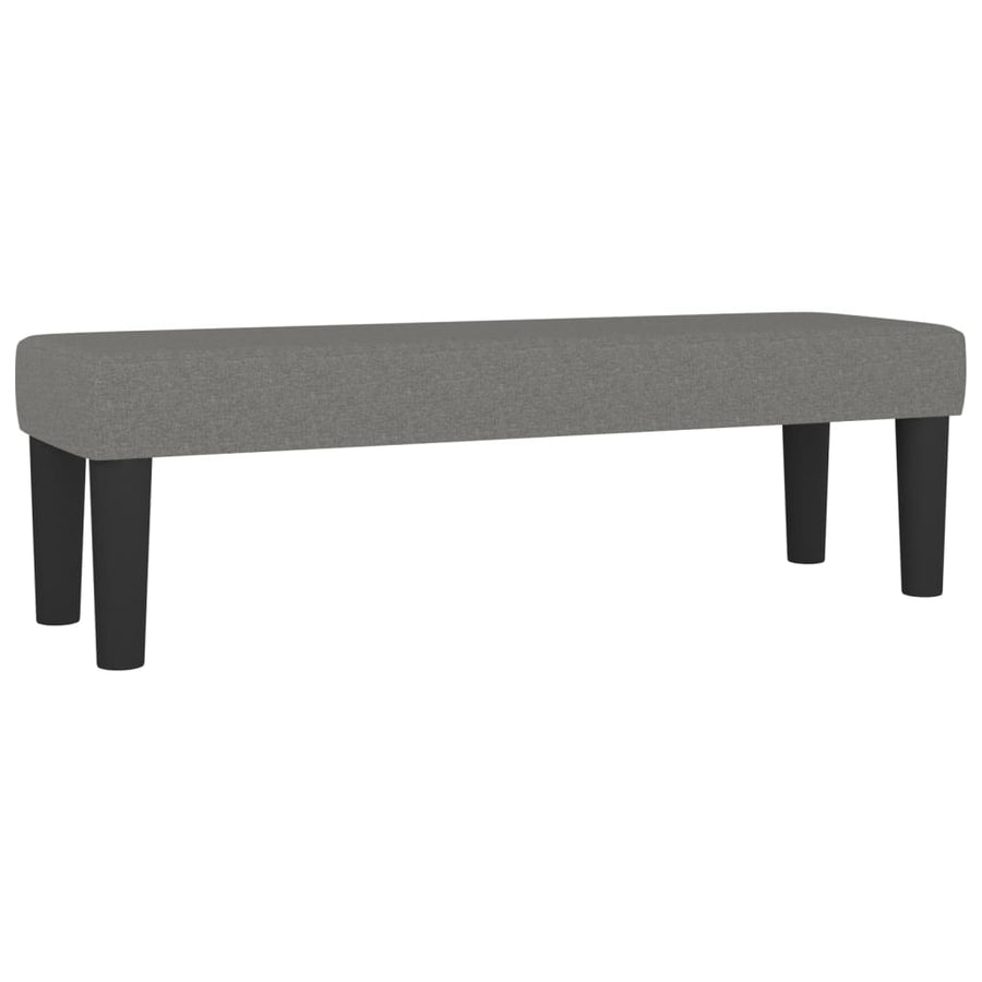 Boxspring Met Matras Stof Donkergrijs 200 x 200 cm Getuft ontwerp