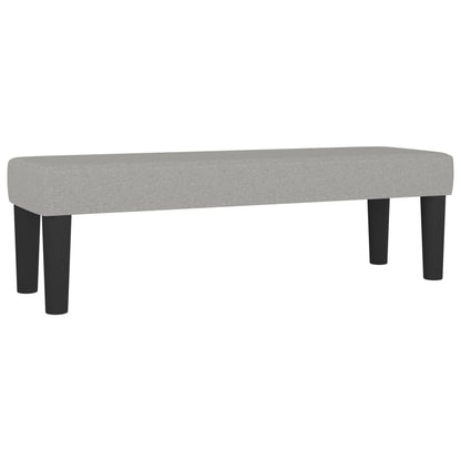 Boxspring Met Matras Stof Lichtgrijs 140 x 190 cm Knopen