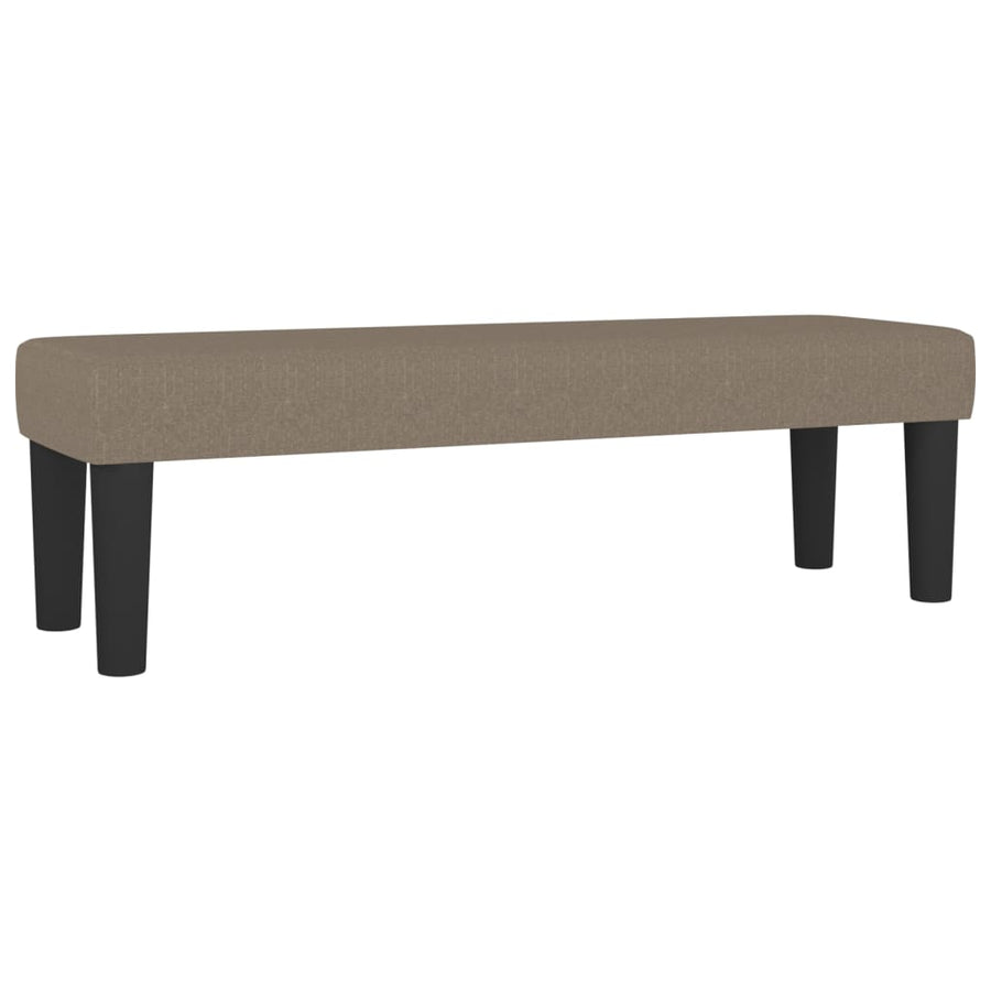 Boxspring Met Matras Stof Taupe 140 x 190 cm Knopen