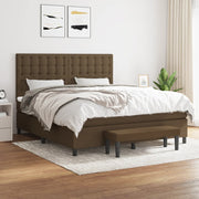 Boxspring met matras 160x200 cm donkerbruin