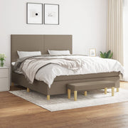 Boxspring 160x200 cm taupe met matras