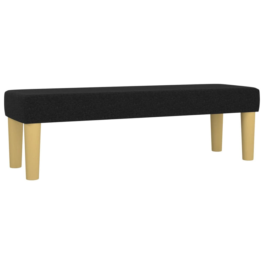 Boxspring Met Matras Stof Zwart 180 x 200 cm Getuft ontwerp
