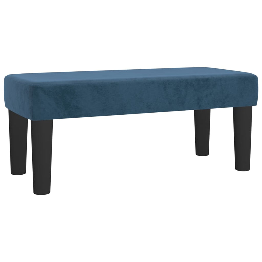Boxspring Met Matras Fluweel Donkerblauw 120X200 Cm Donkerblauw 120 x 200 cm Effen ontwerp