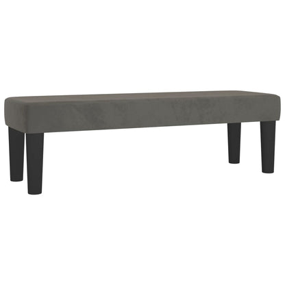 Boxspring Met Matras Fluweel Donkergrijs 140 x 200 cm Effen ontwerp