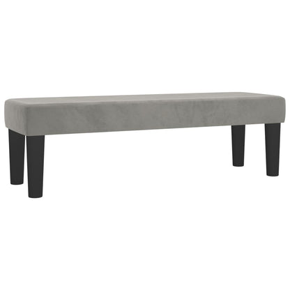 Boxspring Met Matras Fluweel Lichtgrijs 140 x 200 cm Effen met spijkers