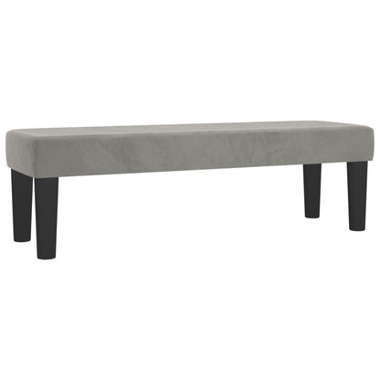 Boxspring Met Matras Fluweel Lichtgrijs 160 x 200 cm Blok met vierkanten