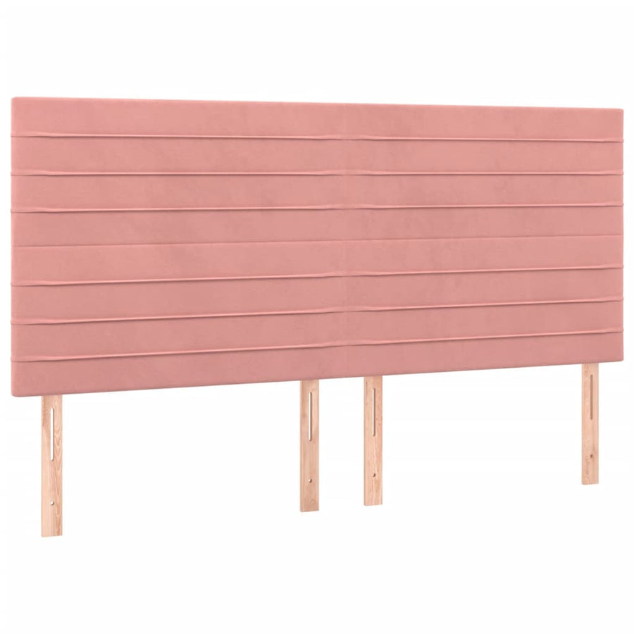 Boxspring Met Matras Fluweel 160 x 200 cm