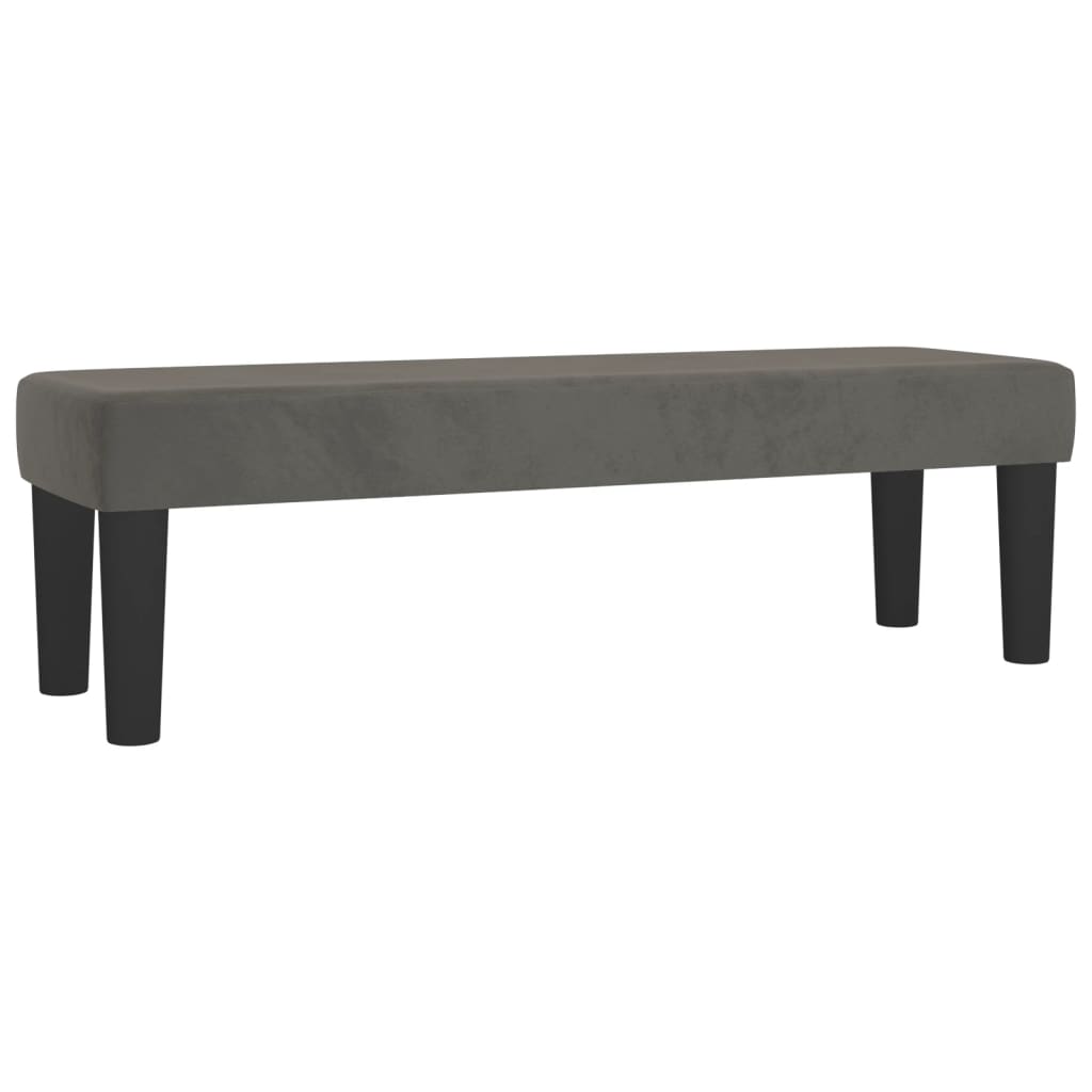 Boxspring Met Matras Fluweel Donkergrijs 180 x 200 cm Verticale strepen