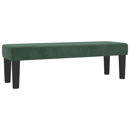 Boxspring Met Matras Fluweel Donkergroen 180 x 200 cm Verticale strepen