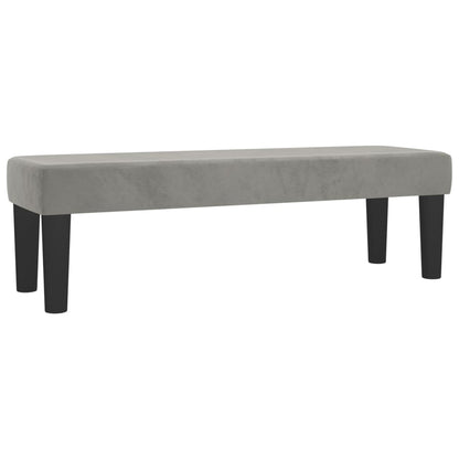 Boxspring Met Matras Fluweel Lichtgrijs 140 x 190 cm Knopen