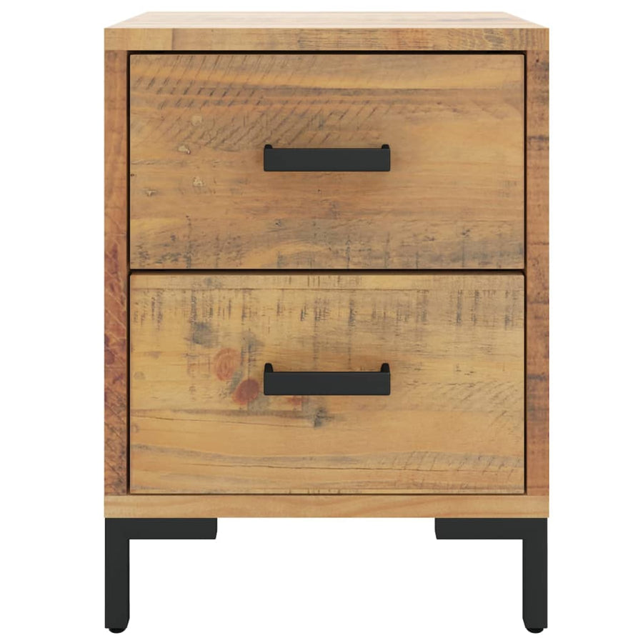 Nachtkastjes Massief Grenenhout 2 36 x 30 x 45 cm Bruin