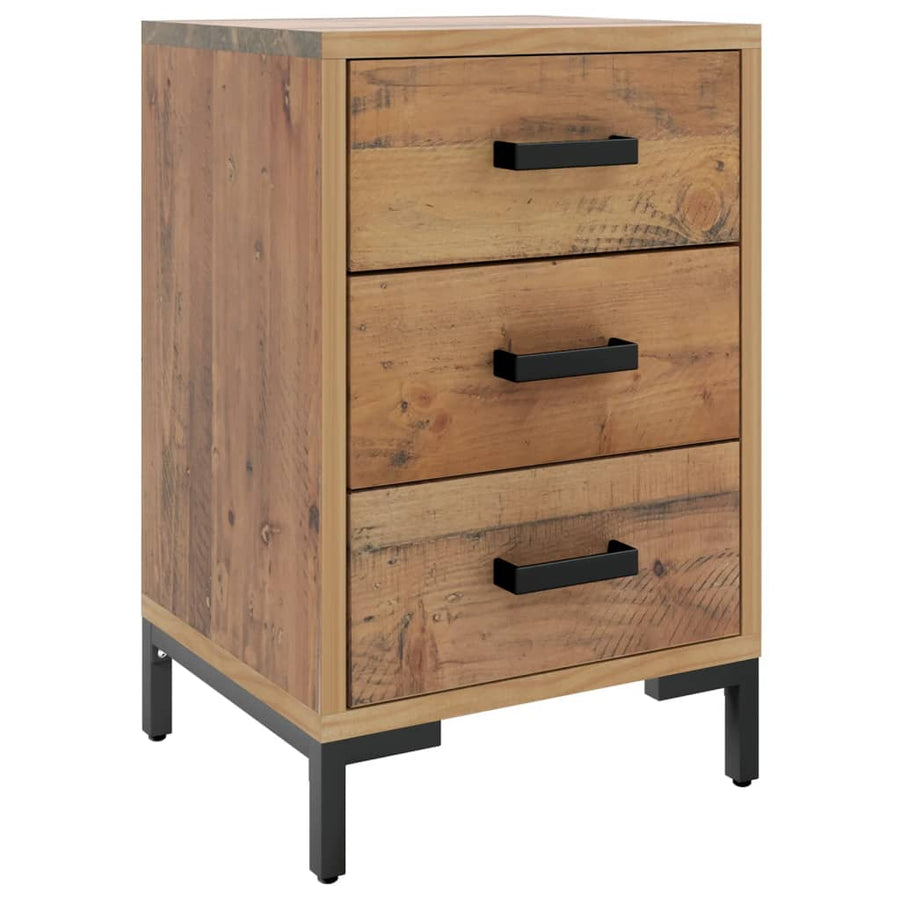 Nachtkastjes Massief Grenenhout 2 40 x 30 x 55 cm Bruin