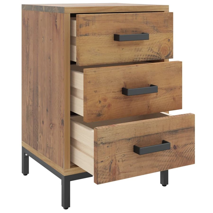 Nachtkastjes Massief Grenenhout 2 40 x 30 x 55 cm Bruin