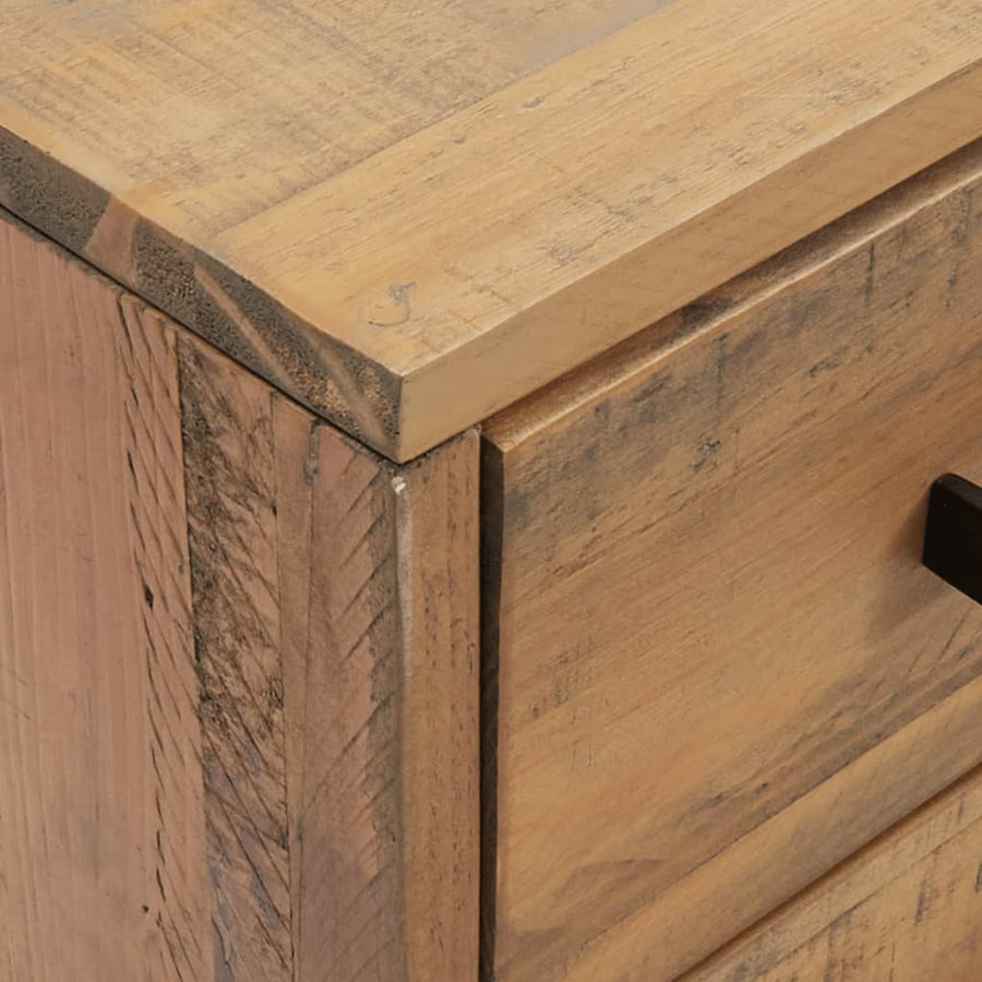 Nachtkastjes Massief Grenenhout 2 40 x 30 x 55 cm Bruin