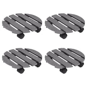 Plantentrolley Ø30 cm HKC grijs 4 stuks