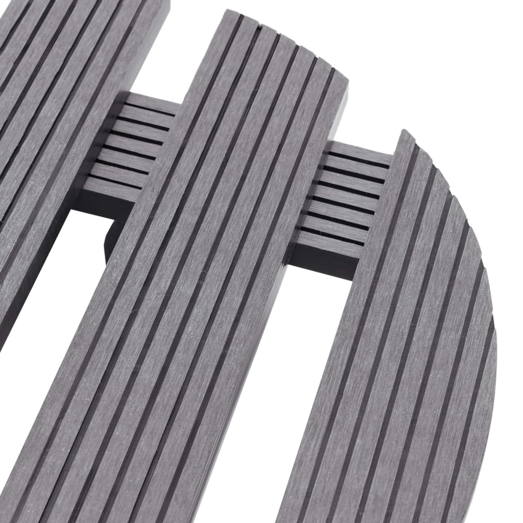Plantentrolleys Ø30X7,5 Cm Hkc 4 Grijs Rond