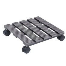 Plantentrolleys 4 St 30X30X7,5 Cm Hkc Grijs