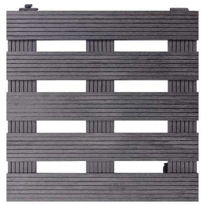 Plantentrolleys 4 St 30X30X7,5 Cm Hkc Grijs